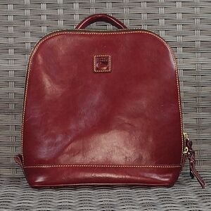 Dooney & Bourke Red Leather Backpack